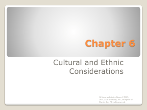 Cultural and ethnic considerations.ppt