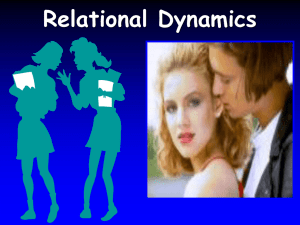 Chapter 8 Relational Dynamics