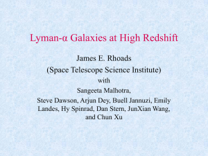 Lyman Alpha Galaxies at High Redshift