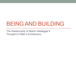 Being and Building: