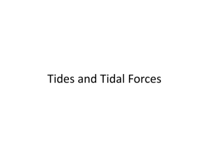 Tides and Tidal Forces