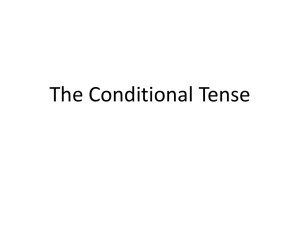 Conditional Tense - Sp II