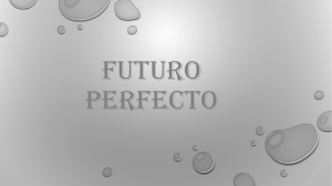 FUTURO PERFECTO