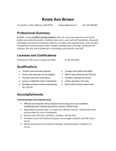 Krista Ann Brown Professional Summary
