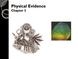 Physical (trace) evidence powerpoint notes