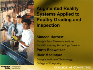 Augmented Reality Systems Applied to Poultry Grading and Inspection