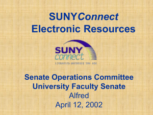 SUNY Connect Overview