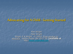 Advocating for Your Child - Getting Started