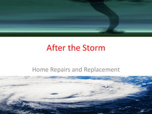 After the Storm Home Repairs and Replacement