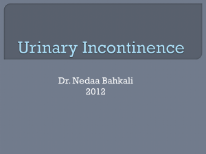 Urinary incontinence.pptx