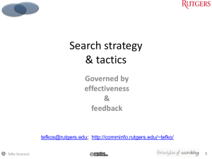 Lecture06 Search tactics.ppt