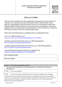 Privacy form for researchers v4 Privacy Act incorporating March 2014 changes to the Privacy Act.docx (109.8 KB)