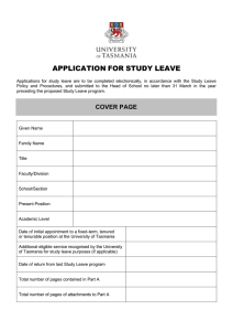Application for Study Leave (Word)