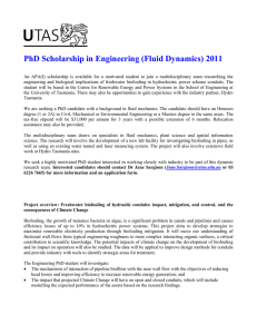 APA(I) Scholarship in Fluid Dynamics (word document)