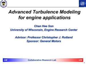 Chan-Hee Son Assessment of In Cylinder Turbulence Models
