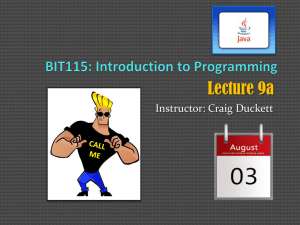 Lecture 13 PowerPoint
