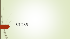 BIT 265