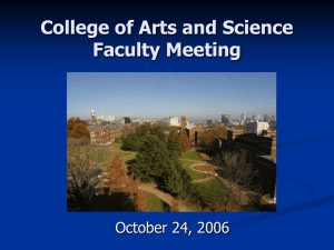 Dean Richard McCarty's State of the College Address 2006