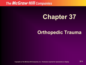 Chapter 37 Orthopedic Trauma 37-1