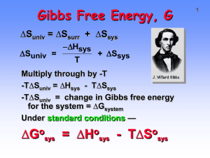 Gibbs free energy