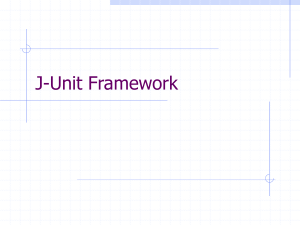 J-Unit Framework