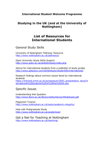 List of Resources for International Students