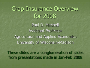 Crop Insurance Overview and Hints (Feb 2008)