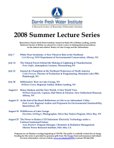 2008 Summer Lecture Series