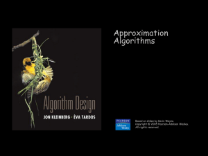 Approximation Algorithms (ppt)