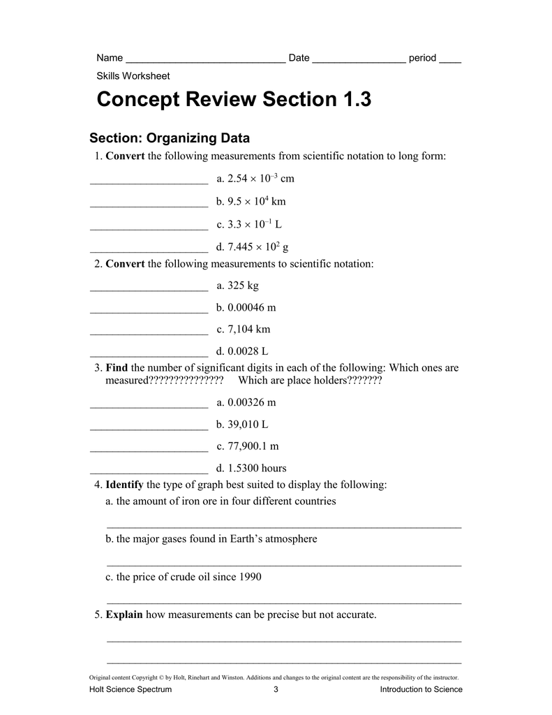 Skills Worksheet Concept Review Section Balancing Chemical Equations Answer Key  Tessshebaylo