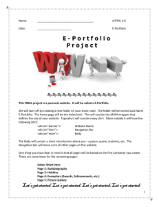 Click to See the Entire E-Portfolio Project here