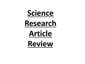 PPT on Article Review Assignment AND Citefast.com