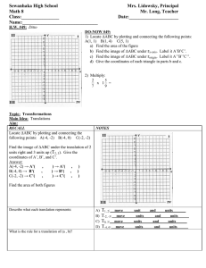 Math 8 Lesson Plan 49 Translations class outline for students.doc