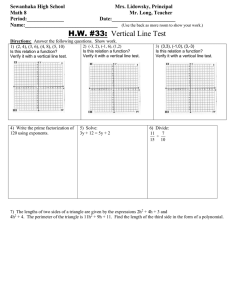 Math 8 HW 33 Determining if a relation is a function on a graph.doc