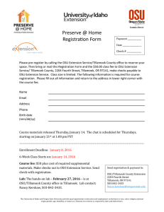 Preserve @ Home Registration Form
