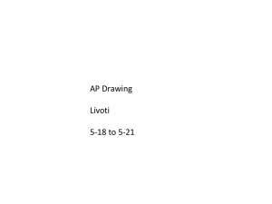 AP Drawing Livoti 5-18 to 5-21