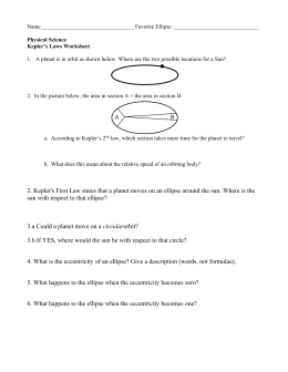 Answers to Kepler's Laws Review