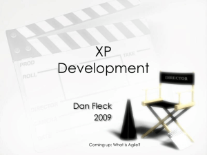 XP Development Dan Fleck 2009