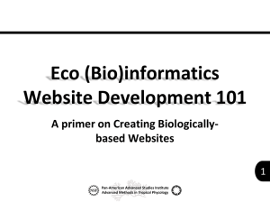 Bioinformatics 101