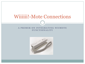 Wiiiiii!-Mote Connections