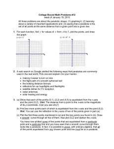 College Bound Math Problems #12 week of January 19, 2015