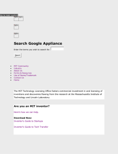 Search Google Appliance