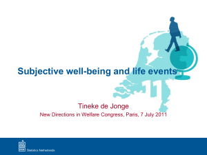 Relationship Between Subjective Well-being and Life Events