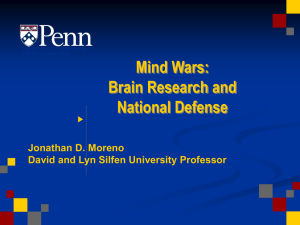 Click here for Professor Moreno's powerpoint slides from this talk.
