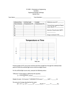 ES 1000 – Orientation to Engineering Fall 2014 Engineering Design Challenge Results Form
