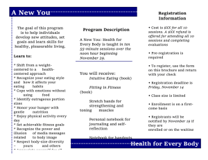 Registration Information Program Description