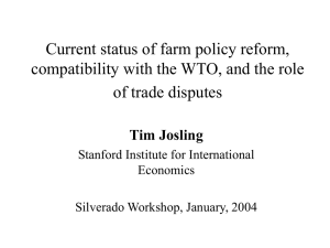 Tim Josling, Stanford University