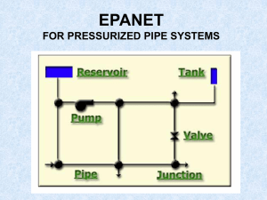 Using EPANET for Irrigation System Design