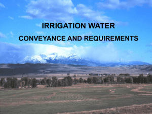 Irrigation Challenges and Solutions