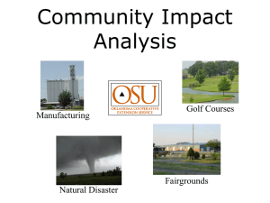 Community Impact Analysis: Golf Course Impact